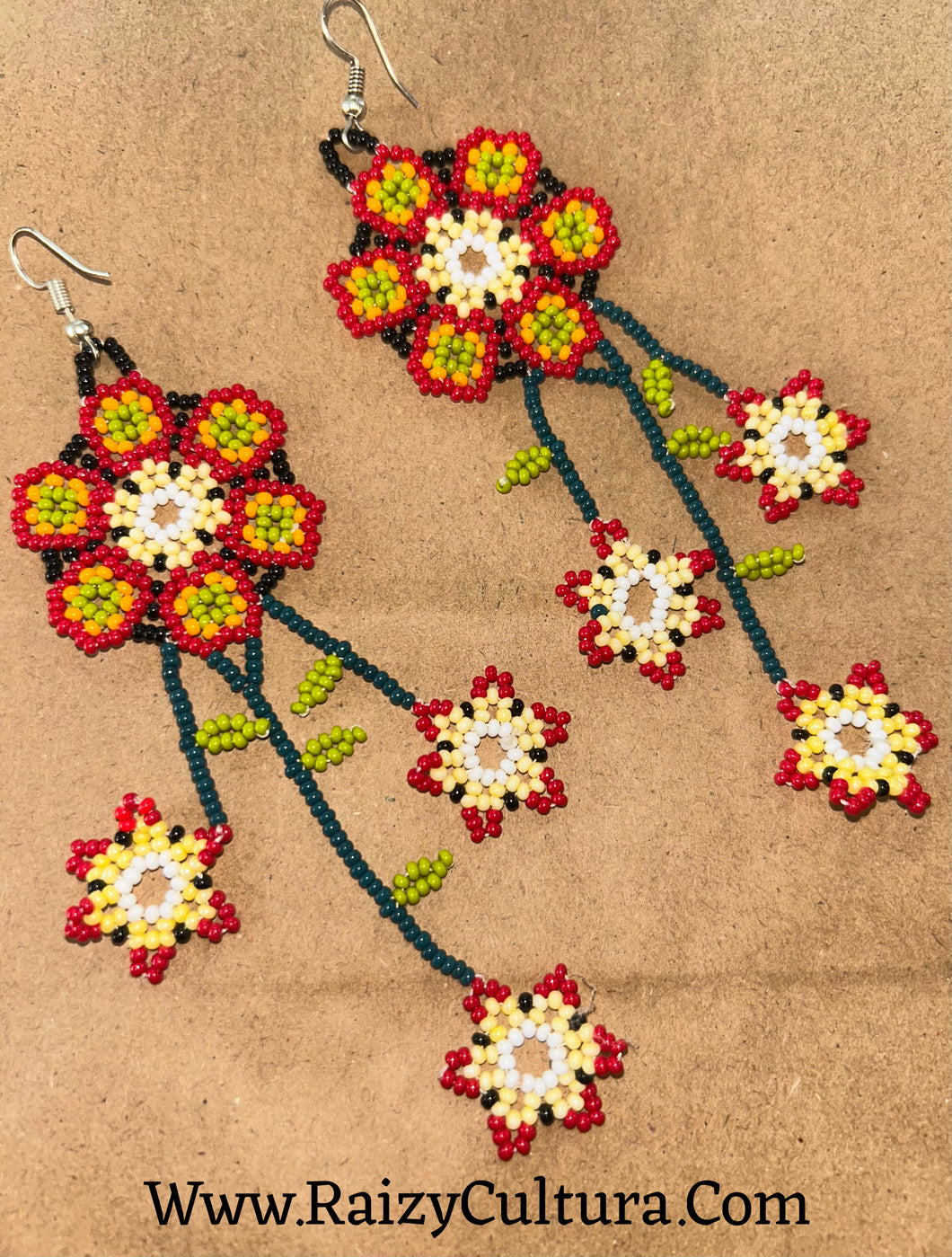 Flower earrings