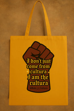 “ I am the cultura” Power fist tote 🪶