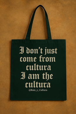 “ I am the cultura” tote bag🌱