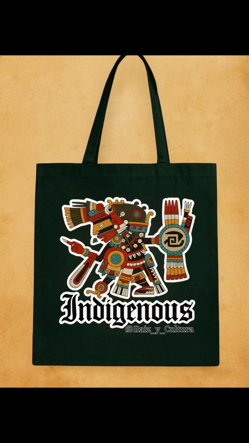 “Indigenous” Tezca tote bag