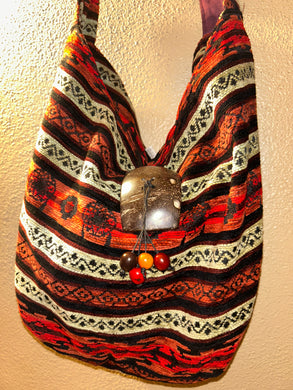 Brown/orange Vibrante bag