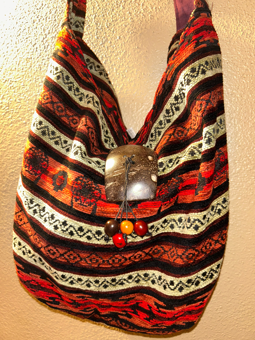 Brown/orange Vibrante bag
