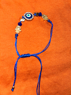 Hamsa Azul Protector Bracelet